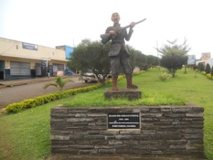 The famous Gerald Portal statue